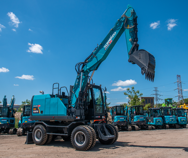 Excavatoare pe Roti SWE 155 FW- 1  fara stabilizatori